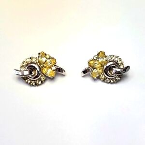 Vintage clip on earrings by Holly craft